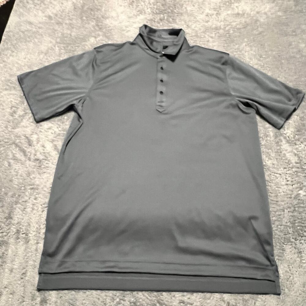 Zero Restriction Polo Shirt Men XL Gray  Performance Tour Series Golf